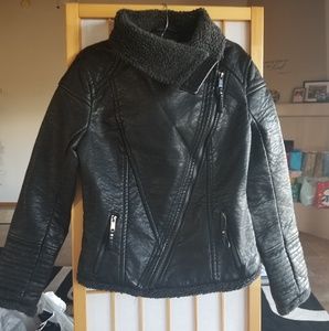 Yoki Moto Jacket, NWOT, Asymmetric Zip, S